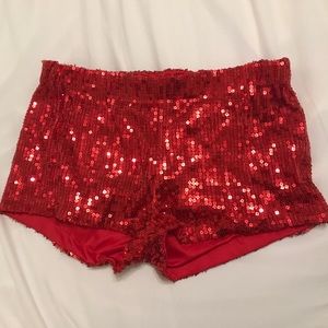 Sequin shorts